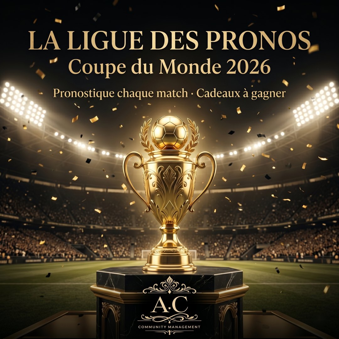 Affiche La Ligue des Pronos - Coupe du Monde 2026